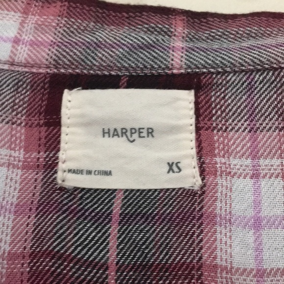 Francesca’s Plaid Blouse - Picture 2 of 6